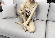 mature rita's suggestive sucking of black cock pov cumshot