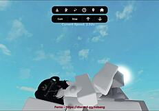 Emo slut gets fucked hard in Roblox condo?