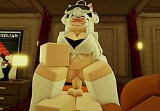 Roblox Whore Performs Boob Job and Rides Dick