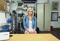 rough interracial sex with a slutty blonde cutie and a horny bbc stud