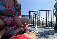 Big Ass Girl Takes Huge Cock In Risky Public Viewpoint Sex