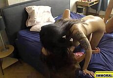 Alisa Gets Bent Over For Deepthroat And Fucking In Bedroom