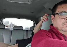 being fucked by a stranger in the backseat of our car while the love of my life drives