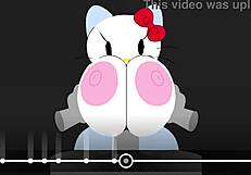 Hello Kitty Gets Fucked By A Big Cock!