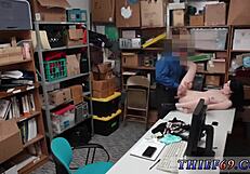 Sexy Blonde Cop Lays Down Law On Thief