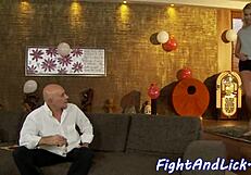 European Babe Engages In Intense Lesbian Oral Pleasures