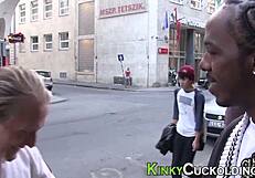 Blonde babe rides massive bbc for intense pleasure