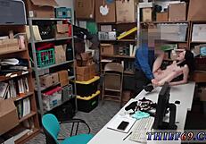 Sexy Blonde Cop Lays Down Law On Thief