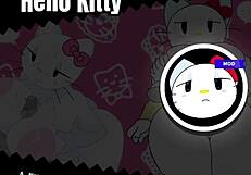 Hello Kitty Gets Fucked By A Big Cock!