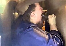 Bbw Slut Gives Best Blowjob To Monster Cock