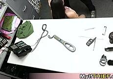 caught shoplifting? tall milf's pussy destroyed by mall cop