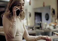 Babysitter Teen 18+ Fuck While On The Phone With Boyfriend