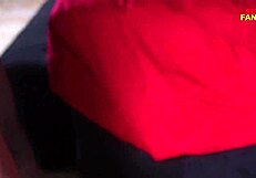 the slut lies in missionary position. her big pussy gets licked and fucked by a monster cock.