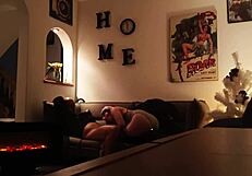 I Fucked My Office Mate After The Christmas Party With Big Ass And Creampie