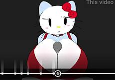 Hello Kitty Gets Fucked By A Big Cock!