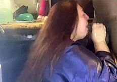 Bbw Slut Gives Best Blowjob To Monster Cock