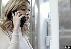 Babysitter Teen 18+ Fuck While On The Phone With Boyfriend