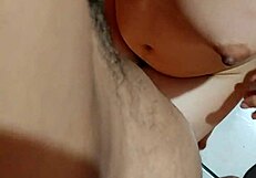 the milf sucks the cock until she milks all the cum