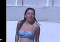 Filming my hot friend stripping and ripping clothes!