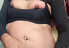 I feel so aroused watching ladyboy transsexual Rica masturbate passionately for me in the bedroom.