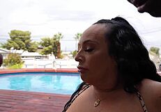 Thicc Brunette Iluvshauna Railed Hard