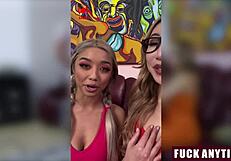 freeuse policy lets cameraman fuck influencers anytime in threesomes