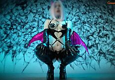 Halloween Succubus Gets Nonstop Creampie From Machine