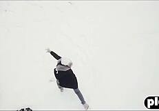 i enjoyed sensual sex with my horny girlfriend on a winter day