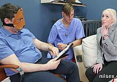 Wicked teen brought to anus asylum for painful treatment