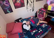 flamenguista gets pounded from behind by bayer in a live intense session