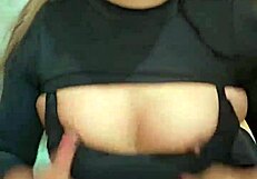 I feel so aroused watching ladyboy transsexual Rica masturbate passionately for me in the bedroom.