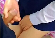 Mexican schoolgirl can't resist her teacher and swallows cum