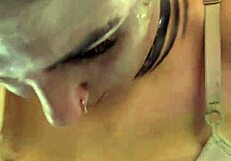 Famous influencer drips wet pussy at gym