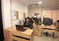 big boobed secretary pays with extra work to muscular boss