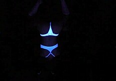 Scarlett Johnson in blacklight sex POV scene