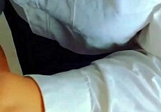 Mexican schoolgirl can't resist her teacher and swallows cum