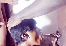 Cuckold Guy Watches Threesome