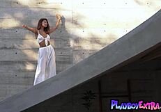 vulnerable naked latina teen carolina reyes posing for playboy outdoor