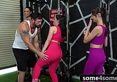 Three Curvy Teen 18+S Blackmail Their Way To Free Gym Memberships