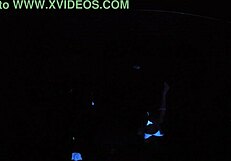 Scarlett Johnson in blacklight sex POV scene