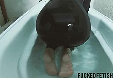 Skinny Sattira Xunderwater Bathtub Spandex Sexy Day