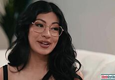 Big cock shemale andylynn payne powerfully fucks big tits latina client