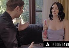 Housewife Charlotte Sins, cheat on your careless husband with the investigator