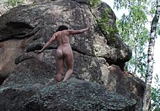 Hot Woman Engages In Naked Outdoor Peeping Fetish During Nude Walk