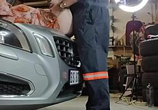 Bellajames Pays Mechanic With Intense Sex!