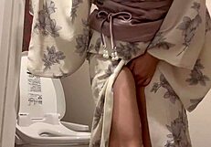 Watch Me Masturbate In Bathrobe! Get Erect If You Can!