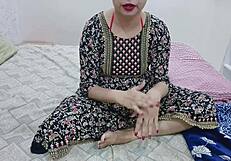 My Step Brother Was Alone In The Room I Also Went Room And Massage My Body Pussy At Night But My Step Brother