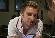 BFF Shemales Gangbang Cheating Boyfriend!