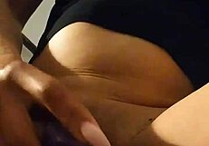 Watch her cumming with squirting pussy?