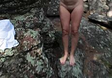 Hot Woman Engages In Naked Outdoor Peeping Fetish During Nude Walk